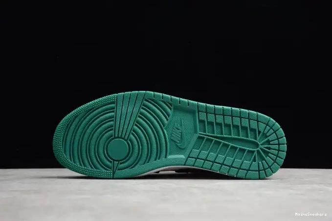 MaikeSneakers 553558-113 White Mystic Low Air 1 Jordan Green Black 0517